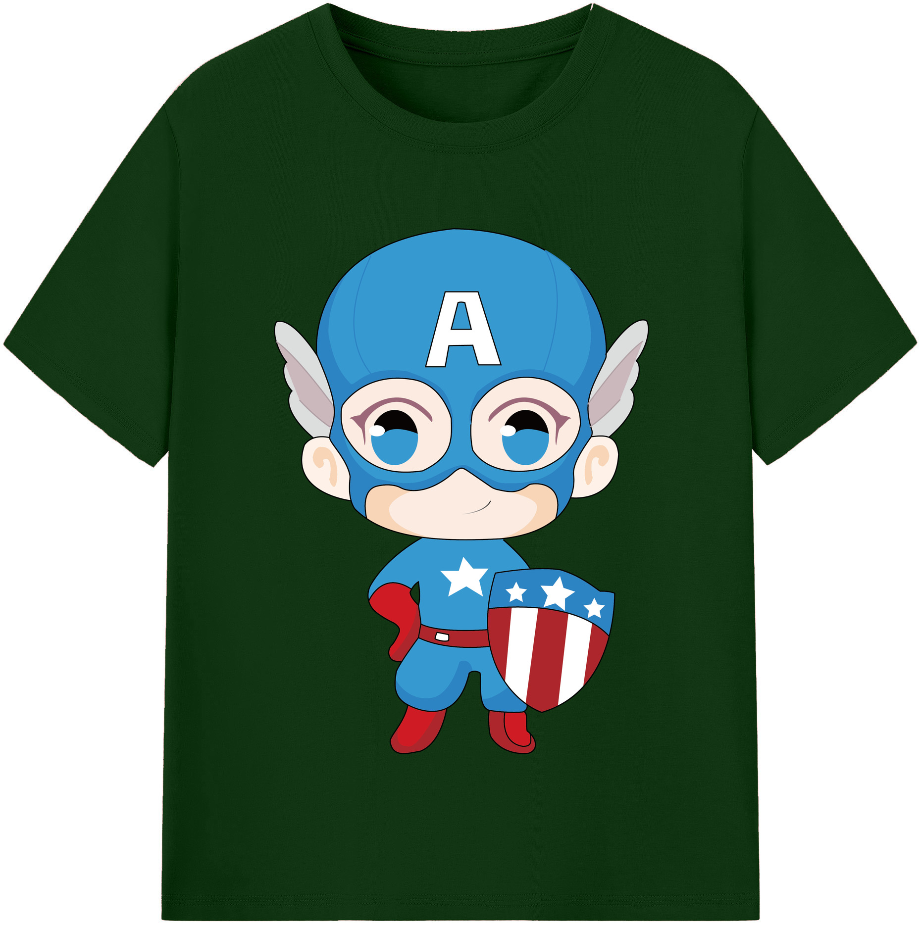 （画像用） アベンジャーズ The Avengers 綿100％半袖Tシャツ（フロントプリント）
